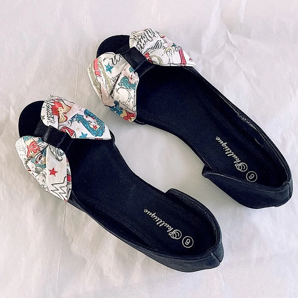 🎯WONDER WOMAN fabric flats Shoes - Picture 4 of 12